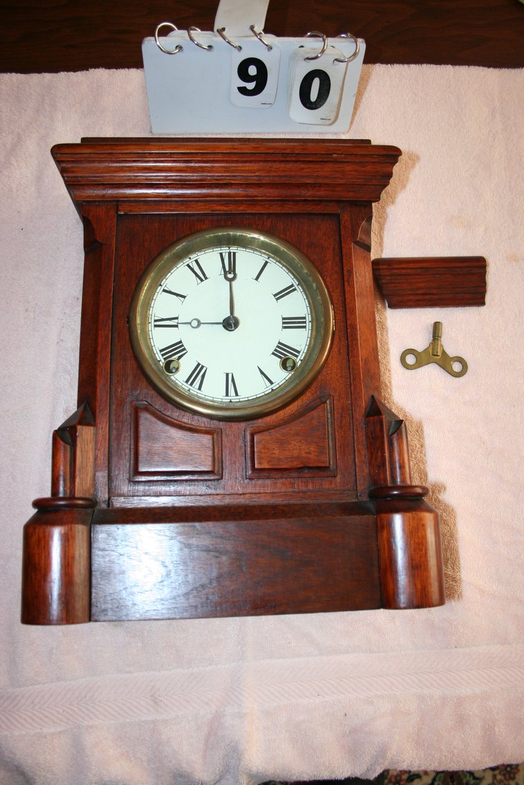 Image for Walnut Case Clock  Dated 1849   