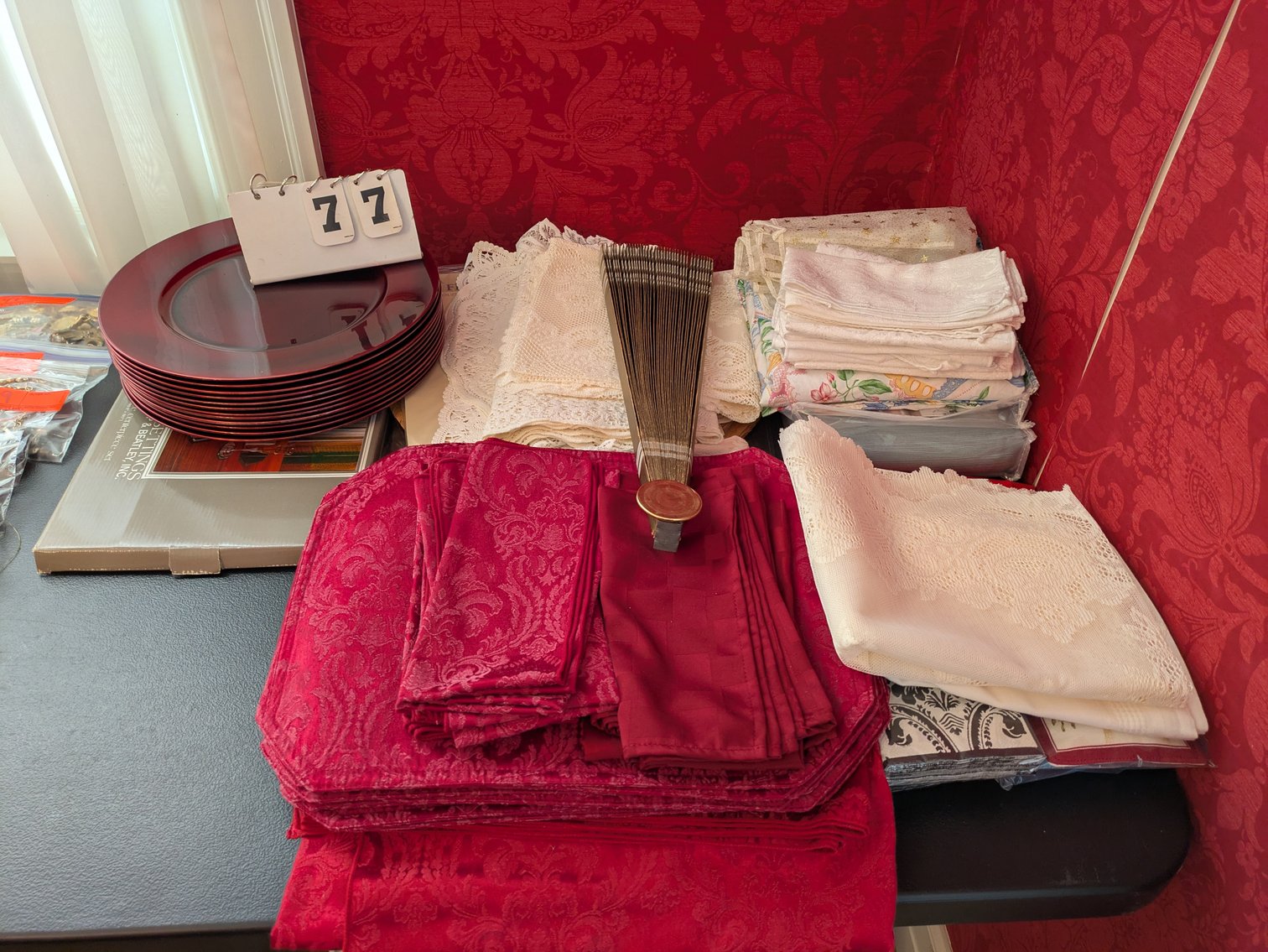 Image for Table Linens, Linen Napkins, Place Mats, Plate Chargers