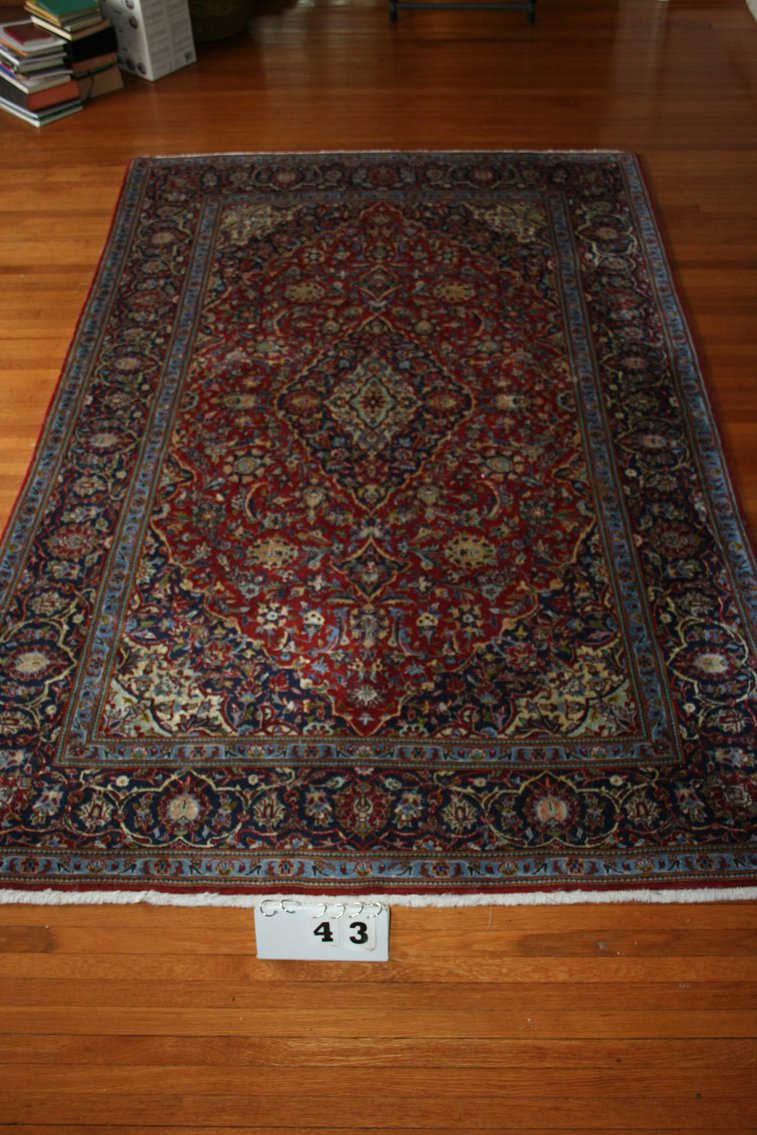 Image for Kashan Persian Rug   Hand Knotted   54