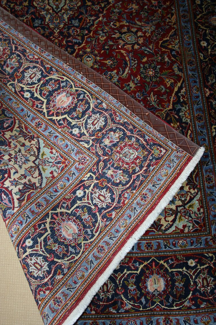 Image for Kashan Persian Rug   Hand Knotted   54