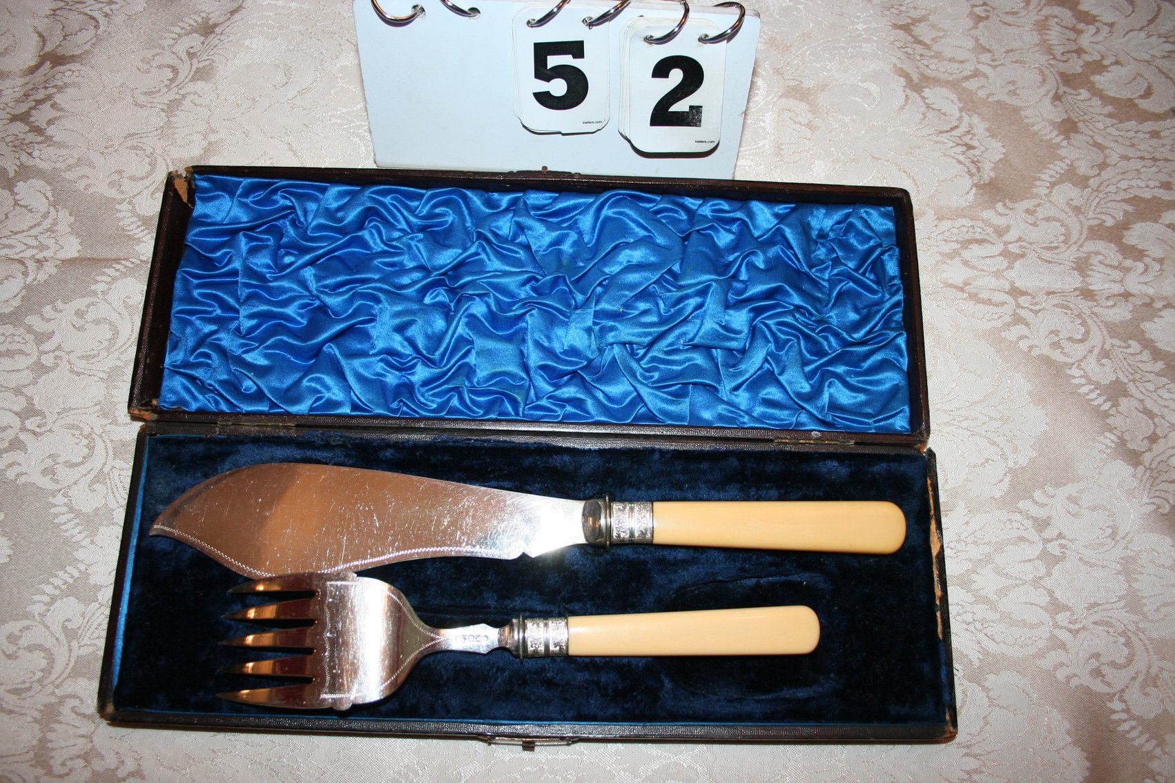 Image for English Silver Fish Set   Circa 1890