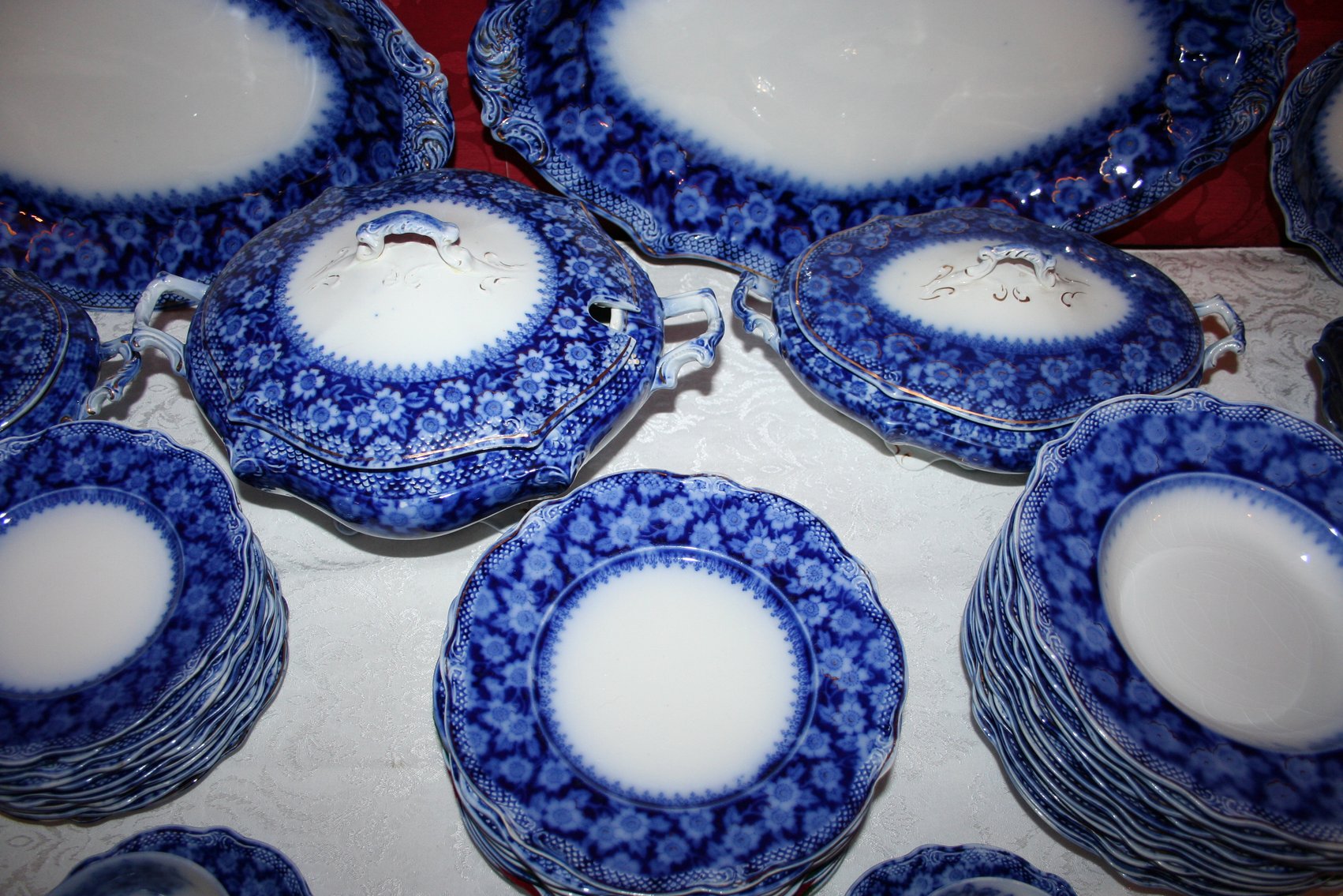 Image for Rare Antique Flow Blue   