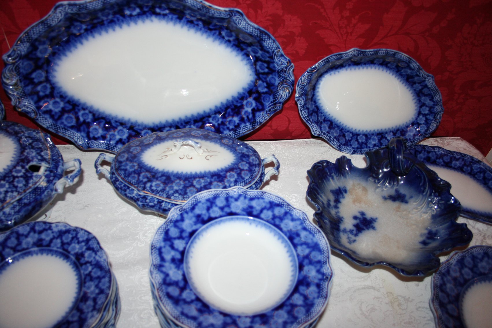 Image for Rare Antique Flow Blue   