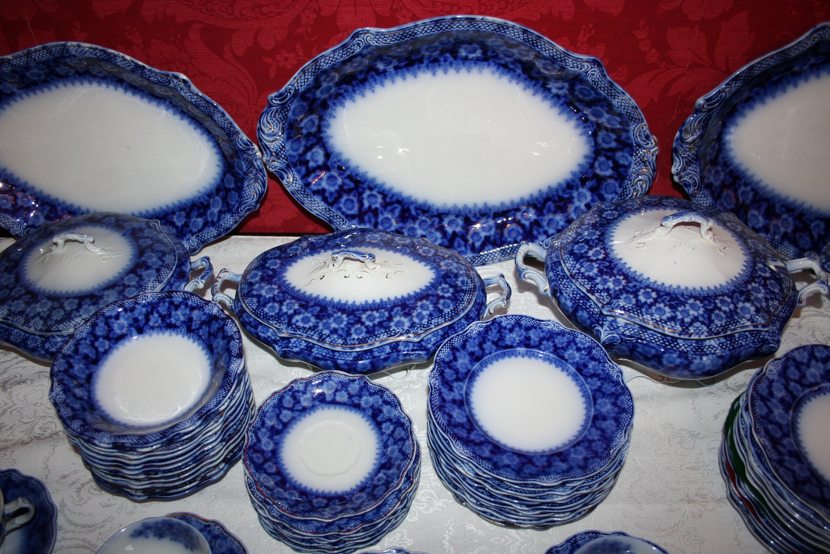 Image for Rare Antique Flow Blue   