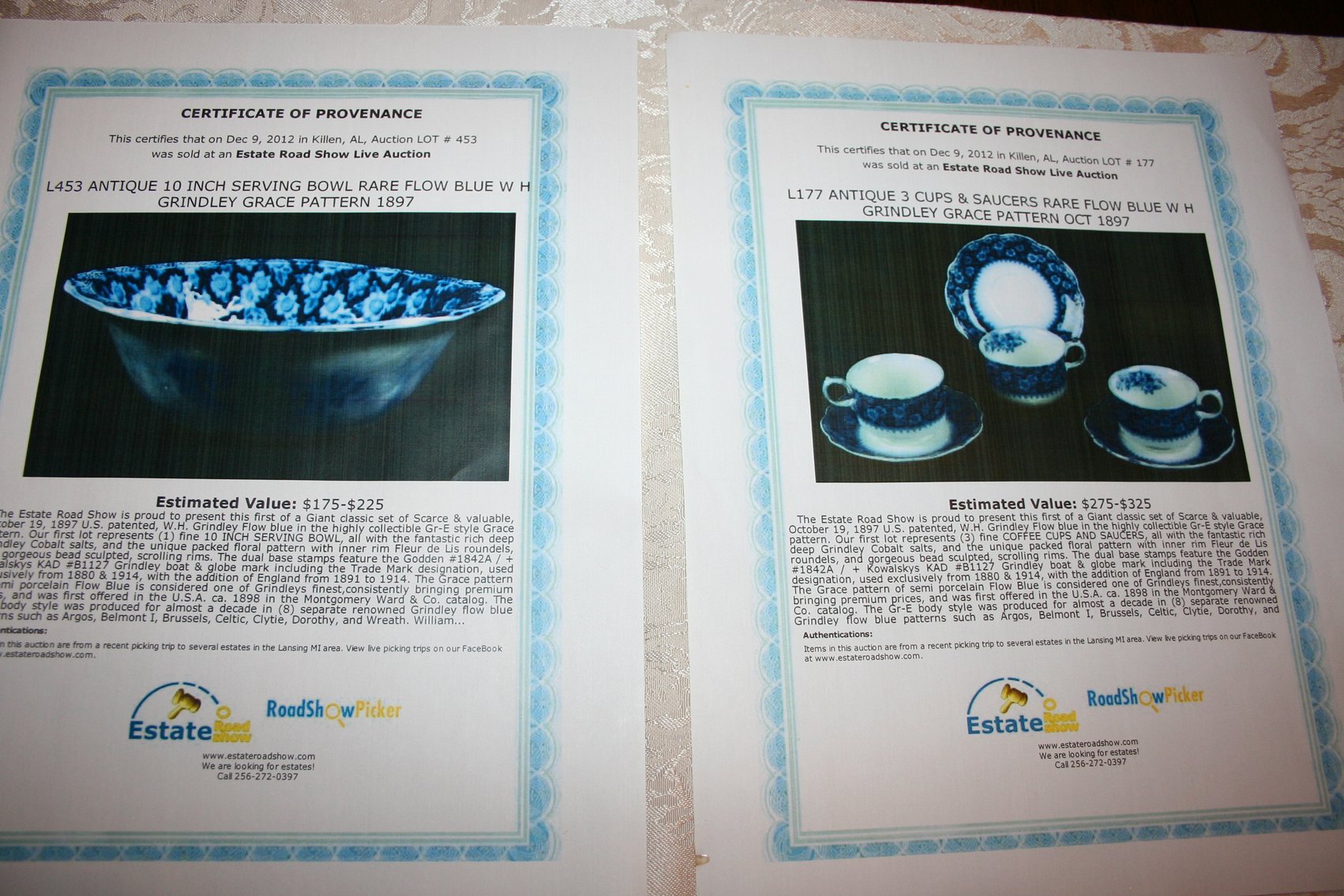 Image for Rare Antique Flow Blue   