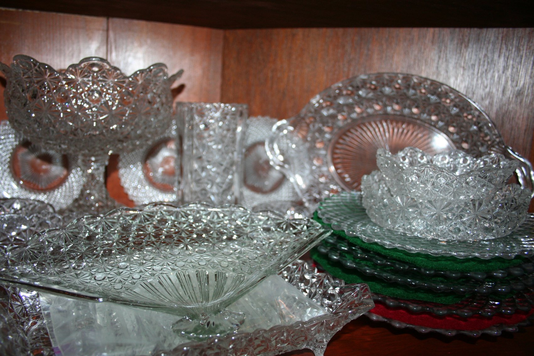 Image for Antique Westmoreland English Hobnail Glass