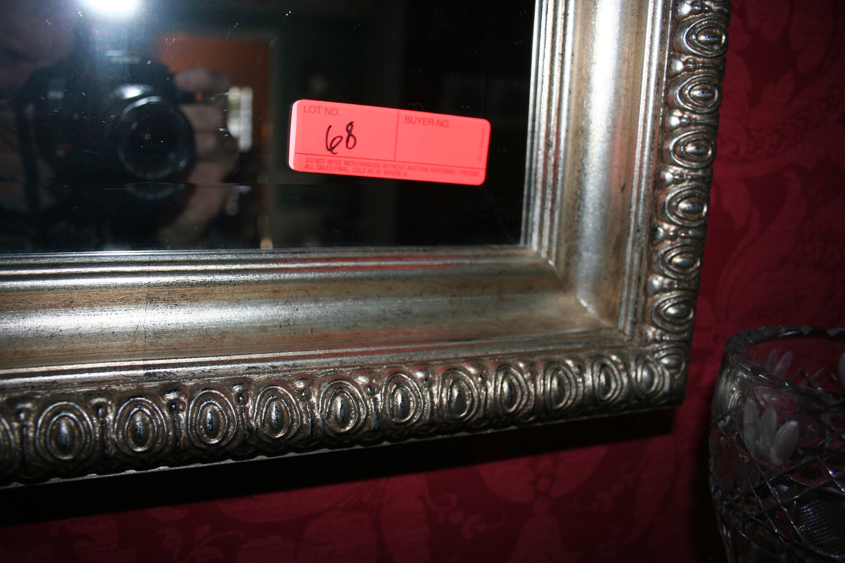 Image for Gold Framed Beveled Mirror  43