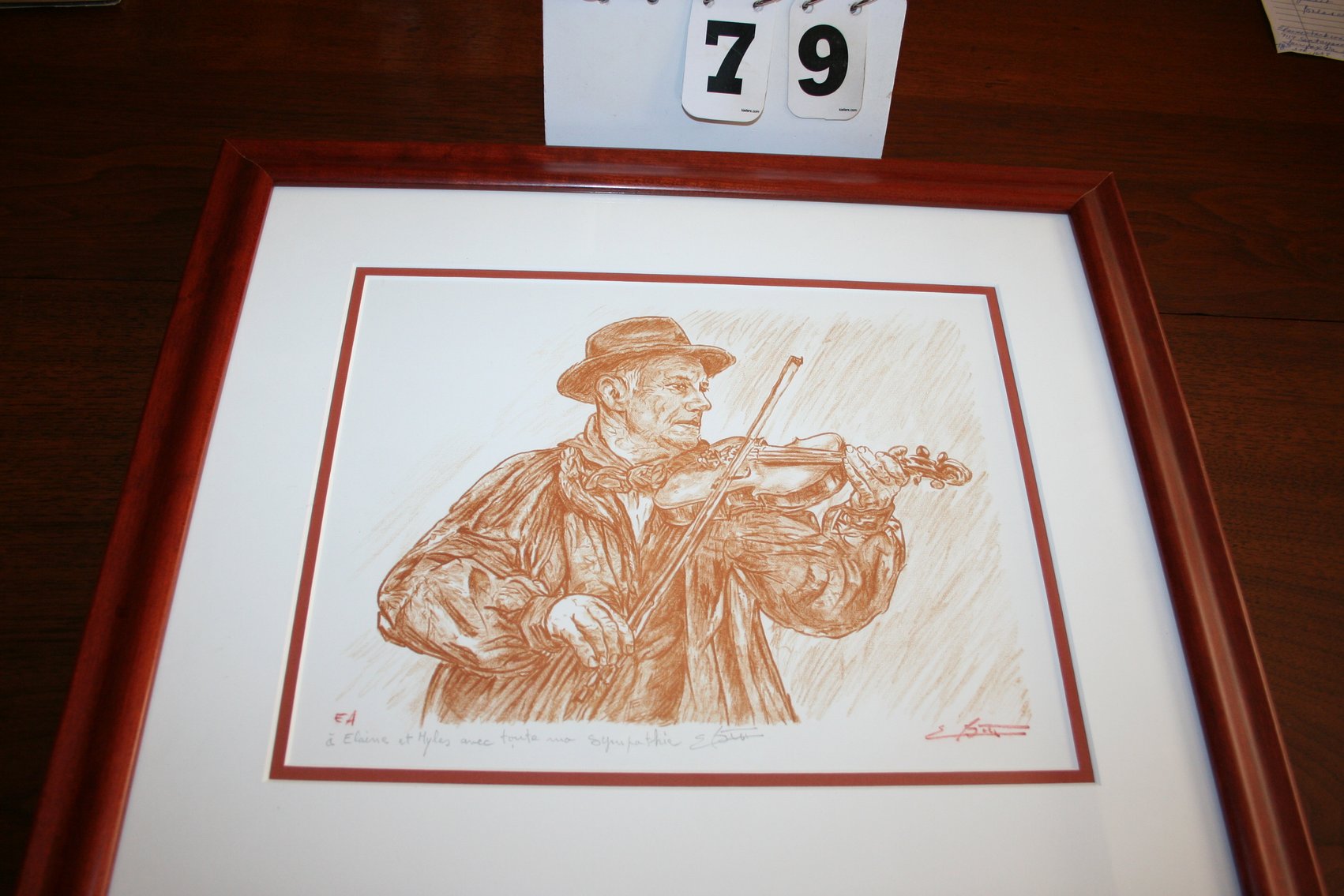 Image for Original Lithograph  Signed E Bres  