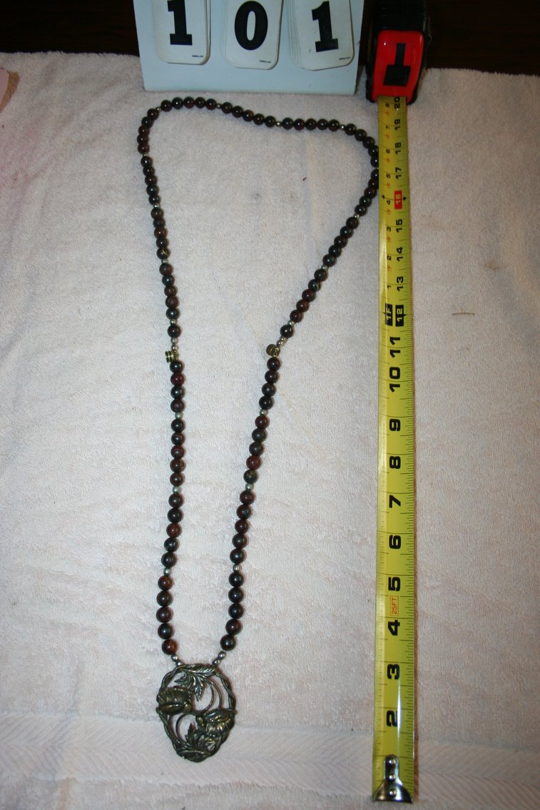 Image for Vintage Glass Beaded Necklace