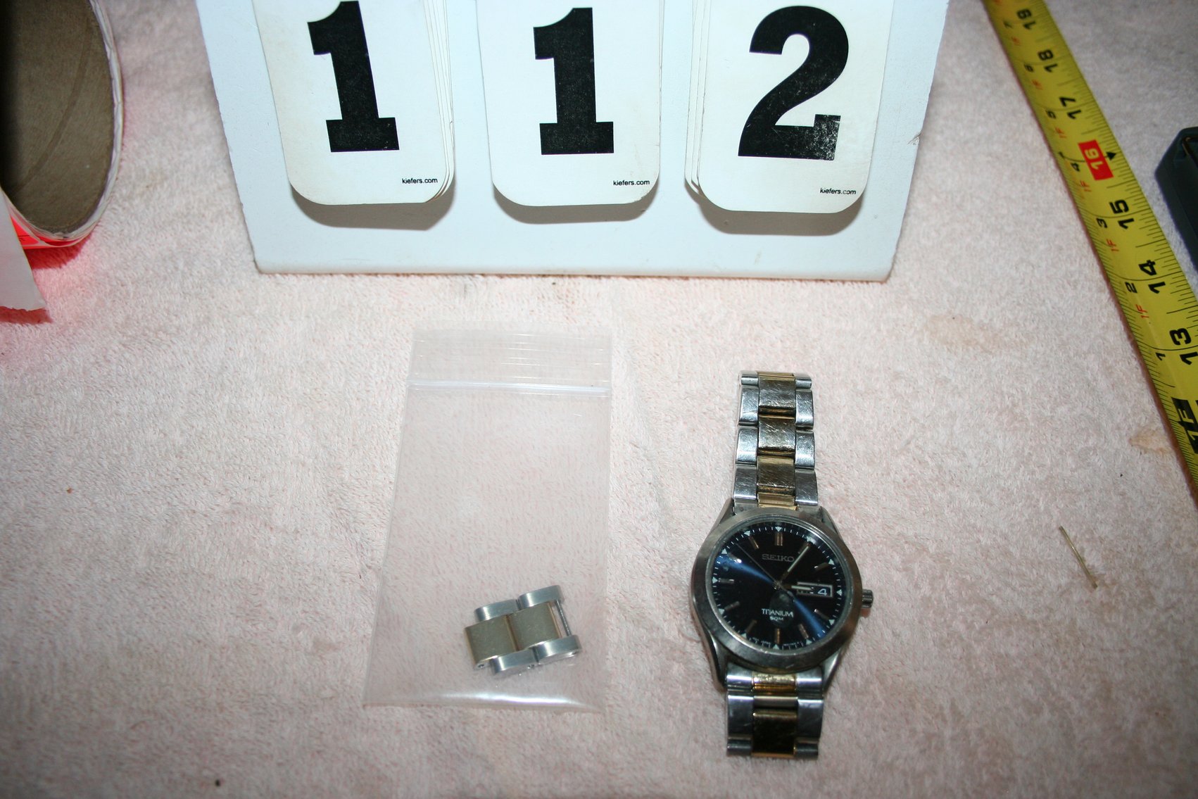 Image for Vintage Seiko Titanium 50  # 4D1874