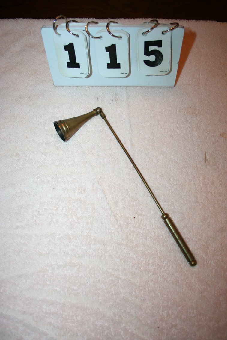 Image for Vintage Brass Candle Snuffer