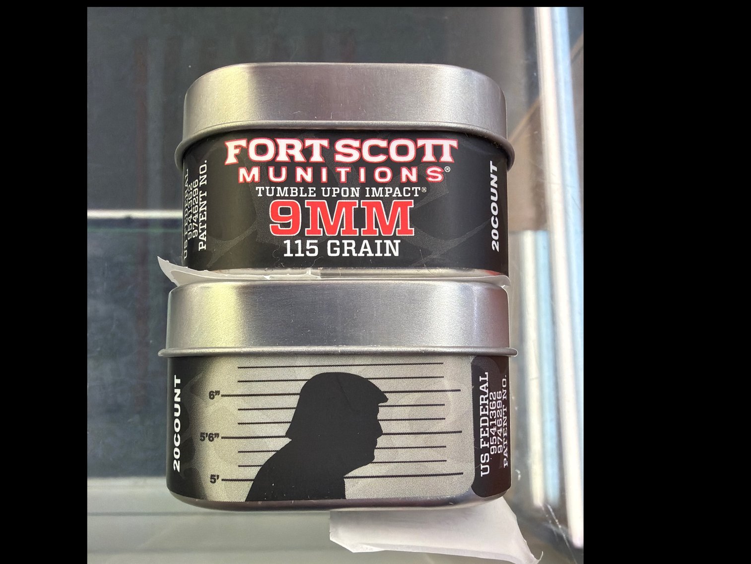 Image for 9MM 115Gr Tumble Upon Impact (Trump Tin)