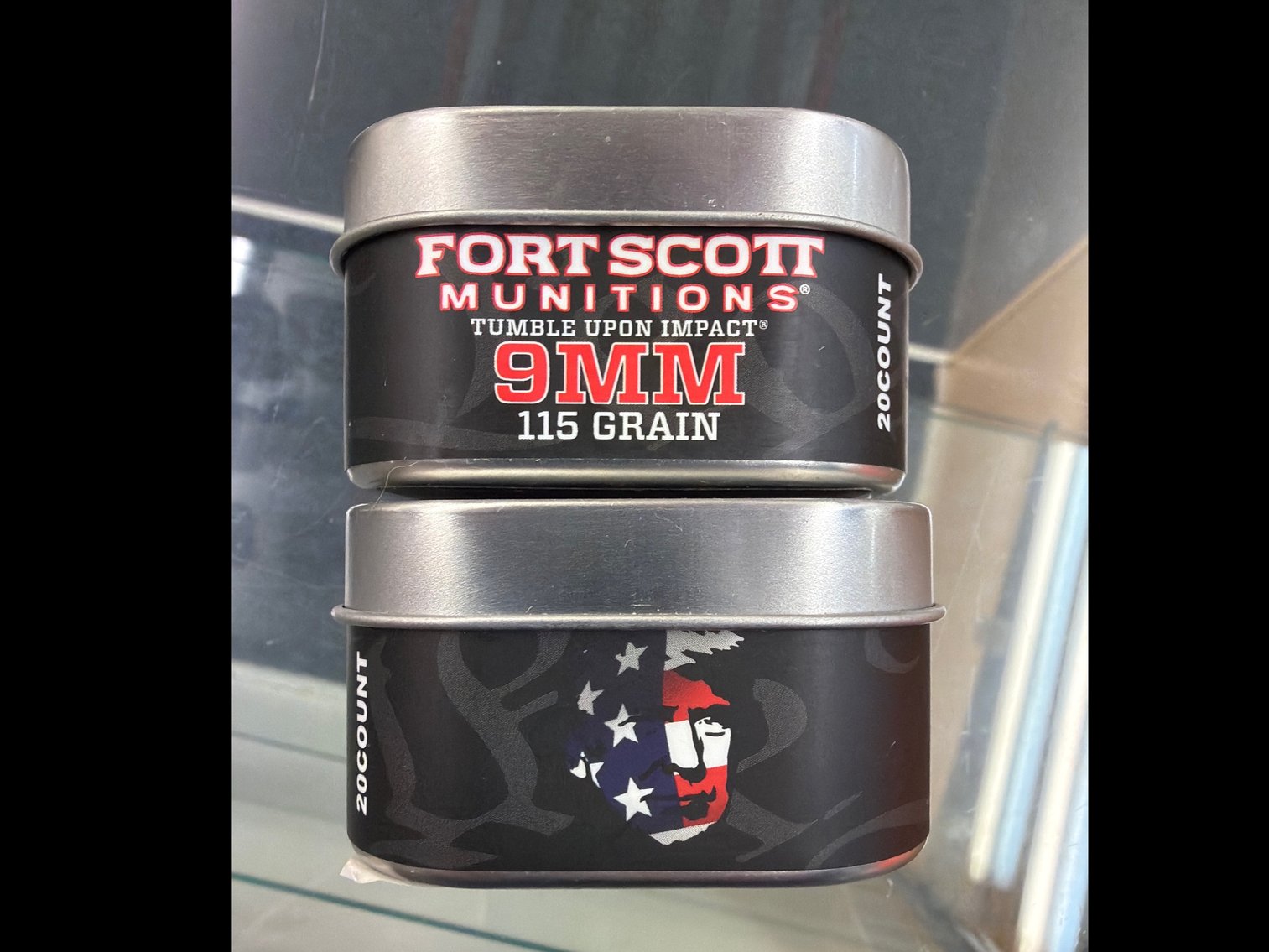 Image for 9MM 115Gr Tumble Upon Impact (Trump Tin)