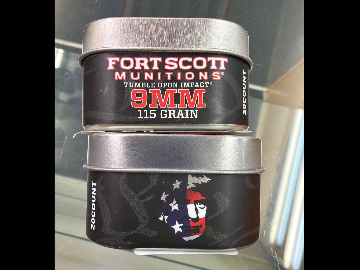 Image for 9MM 115Gr Tumble Upon Impact (Trump Tin)