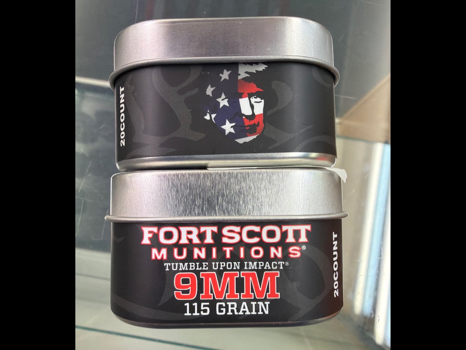 Image for 9MM 115Gr Tumble Upon Impact (Trump Tin)