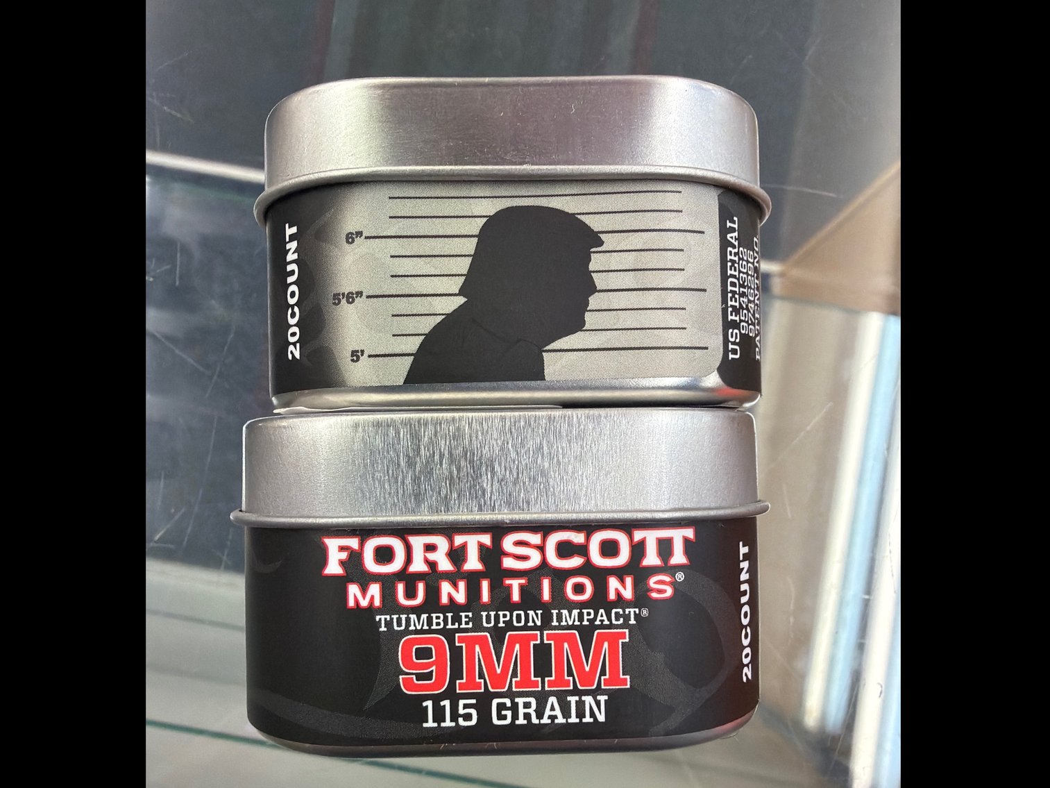 Image for 9MM 115Gr Tumble Upon Impact (Trump Tin)