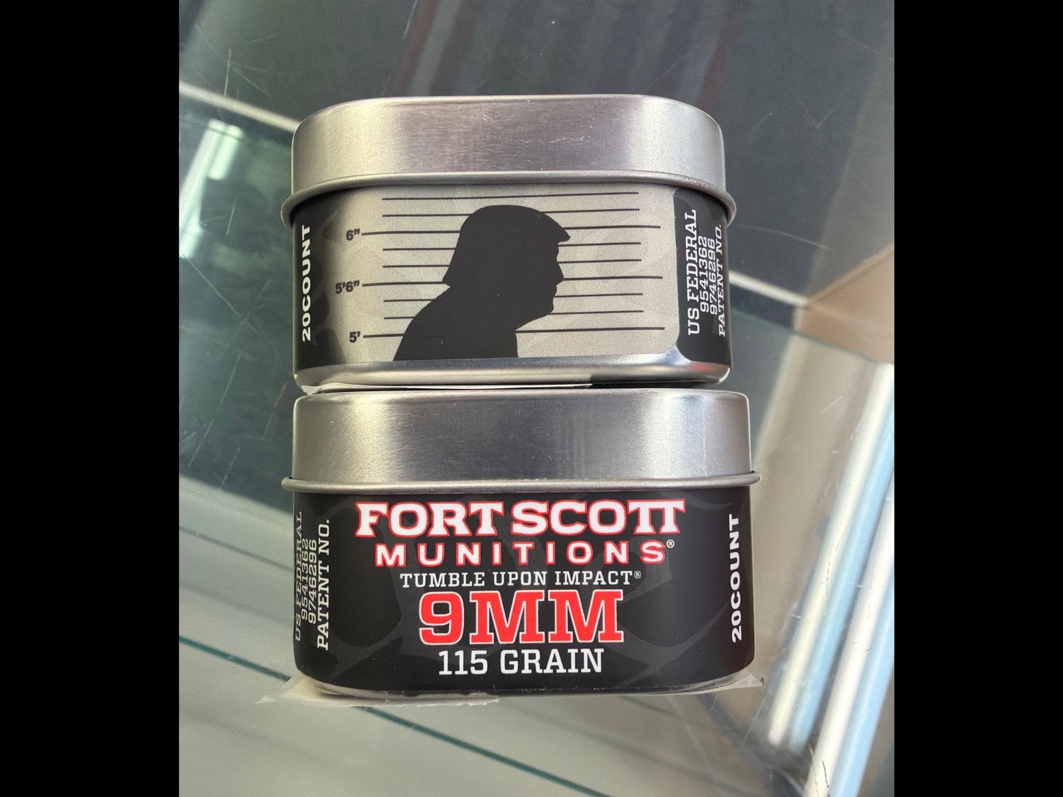 Image for 9MM 115Gr Tumble Upon Impact (Trump Tin)