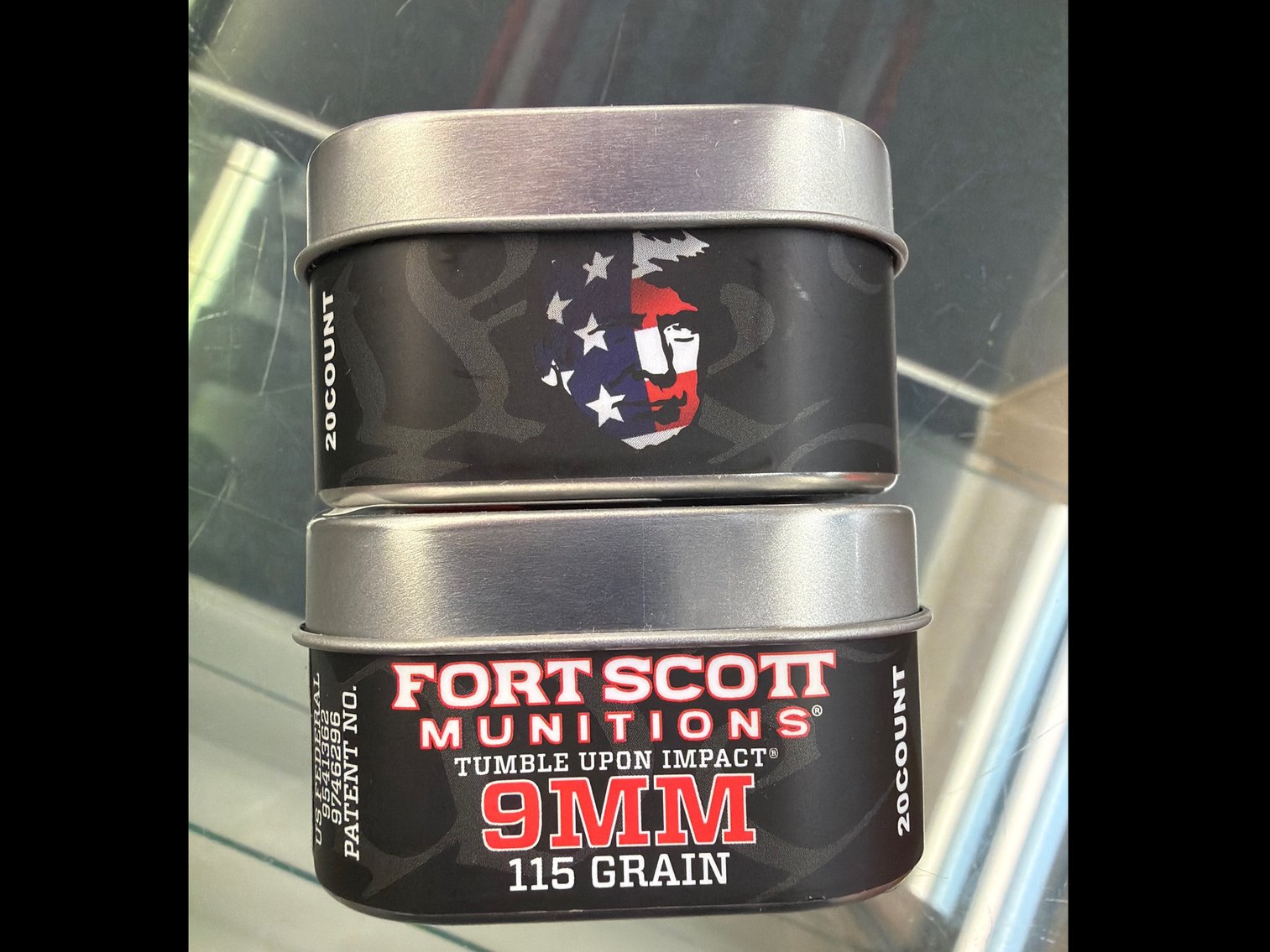 Image for 9MM 115Gr Tumble Upon Impact (Trump Tin)