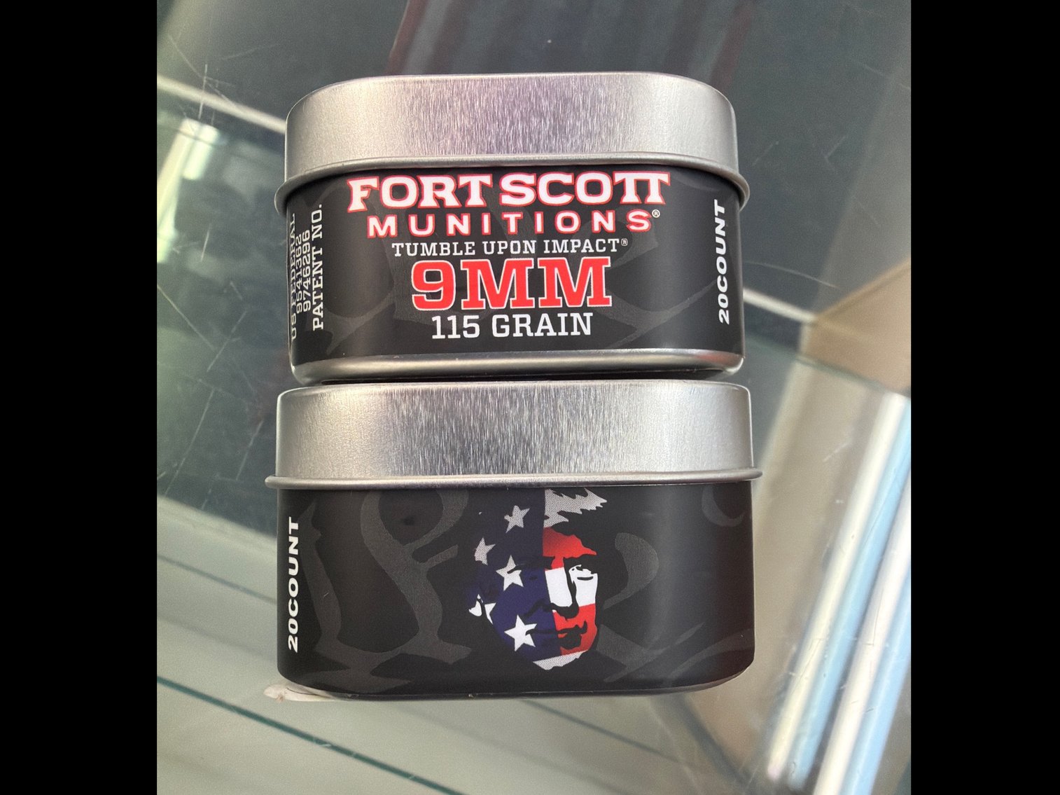 Image for 9MM 115Gr Tumble Upon Impact (Trump Tin)