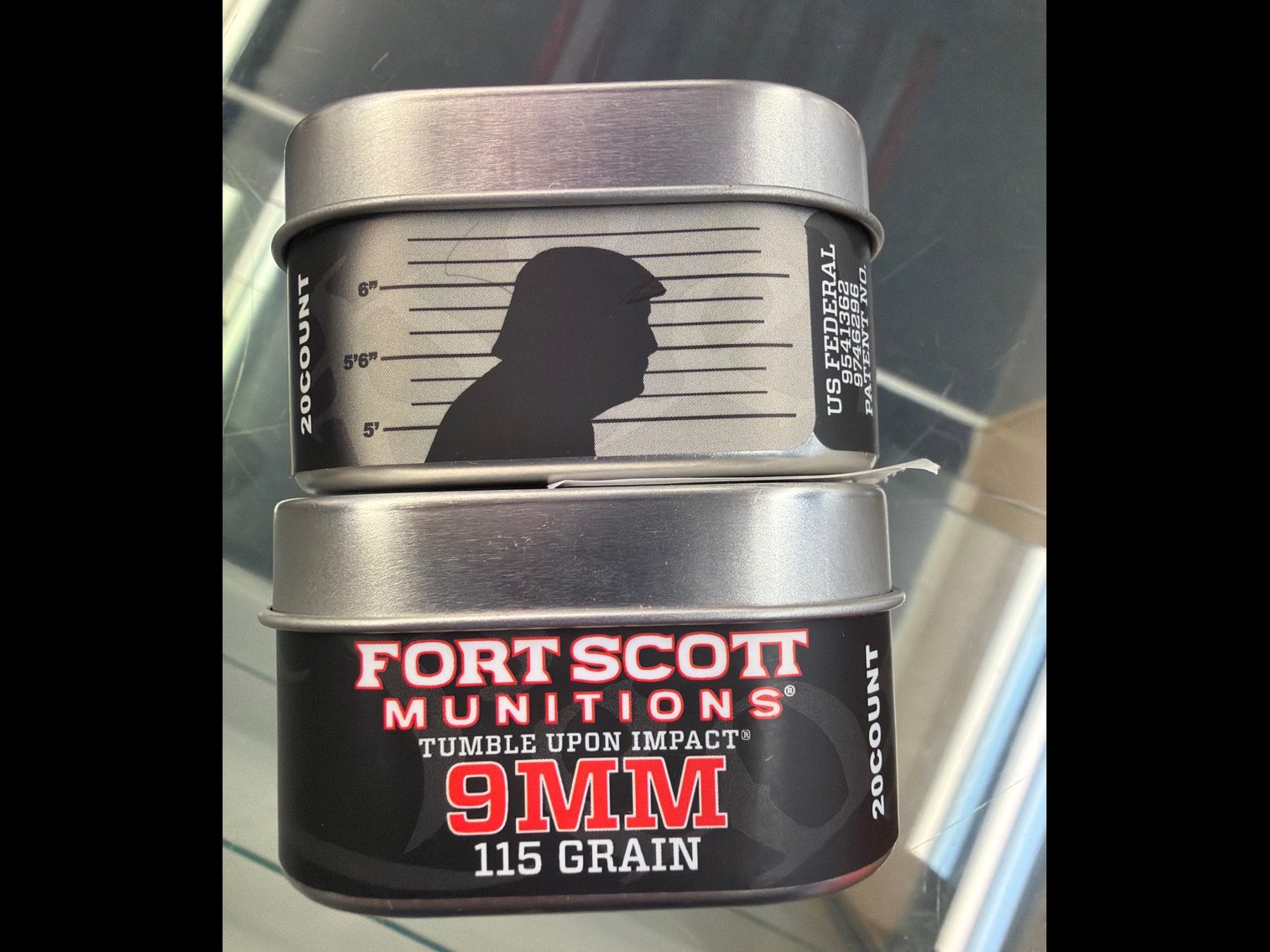 Image for 9MM 115Gr Tumble Upon Impact (Trump Tin)