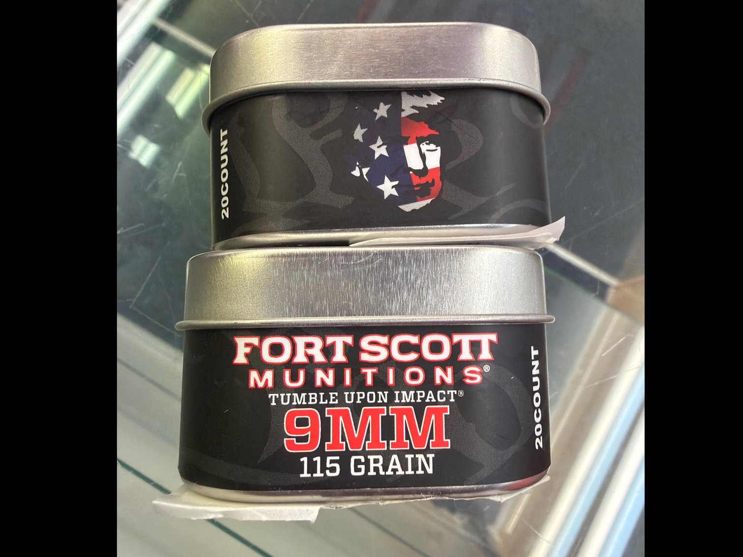 Image for 9MM 115Gr Tumble Upon Impact (Trump Tin)