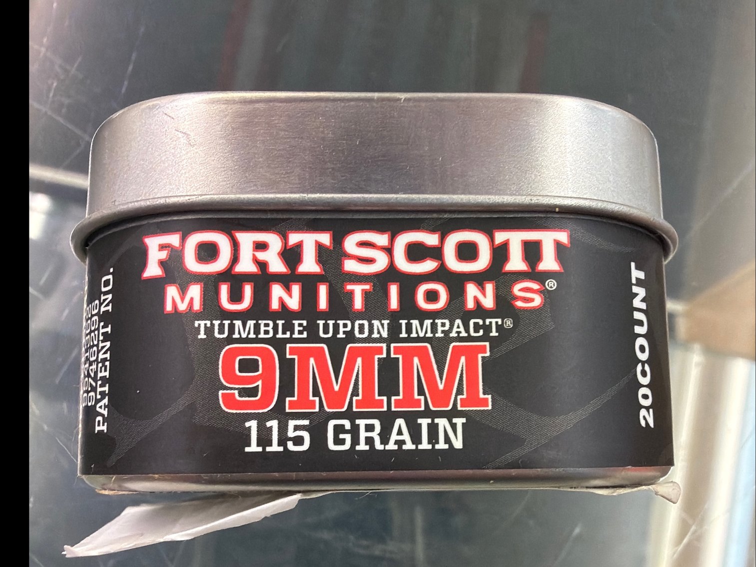 Image for 9mm 115Gr Tumble Upon Impact (Trump Tin)