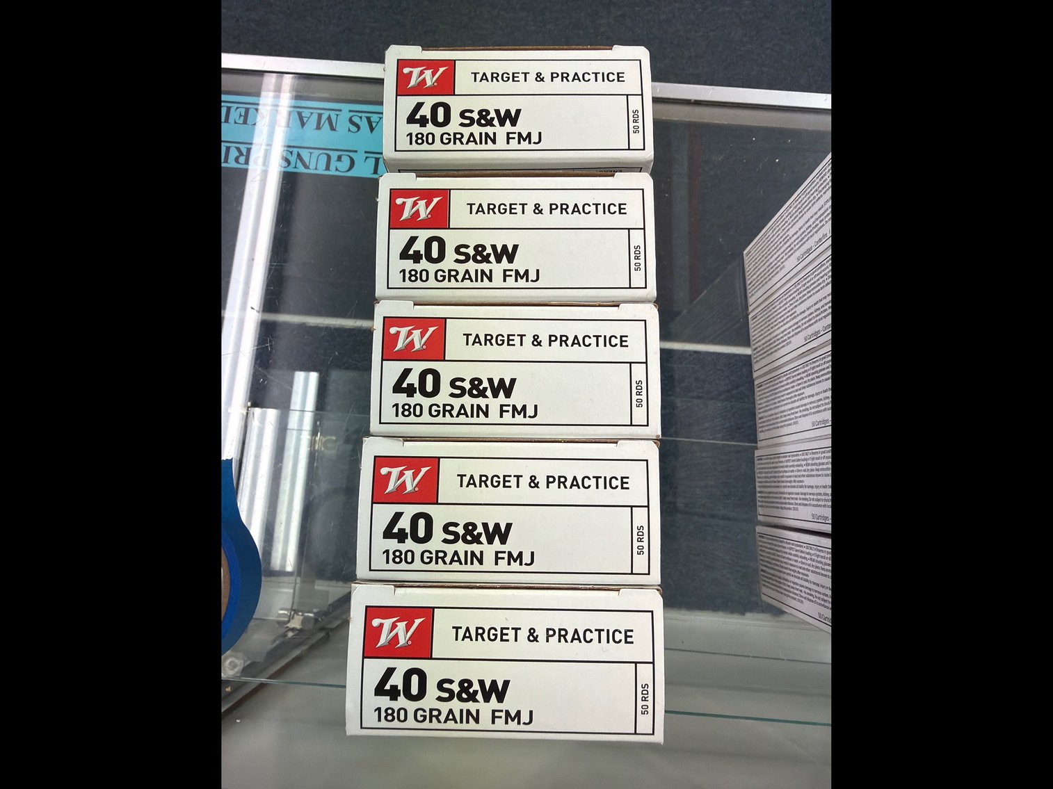 Image for 40 S&W 180Gr FMJ Target