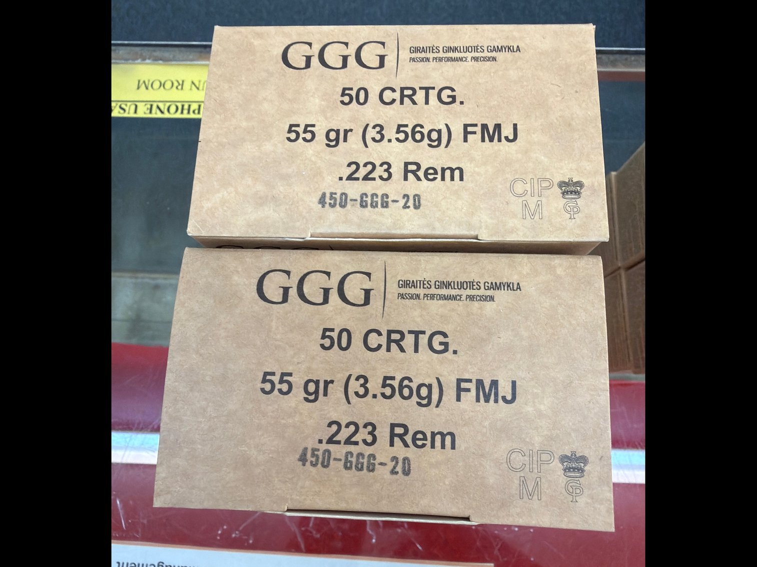 Image for 223 Remington 55Gr  FMJ