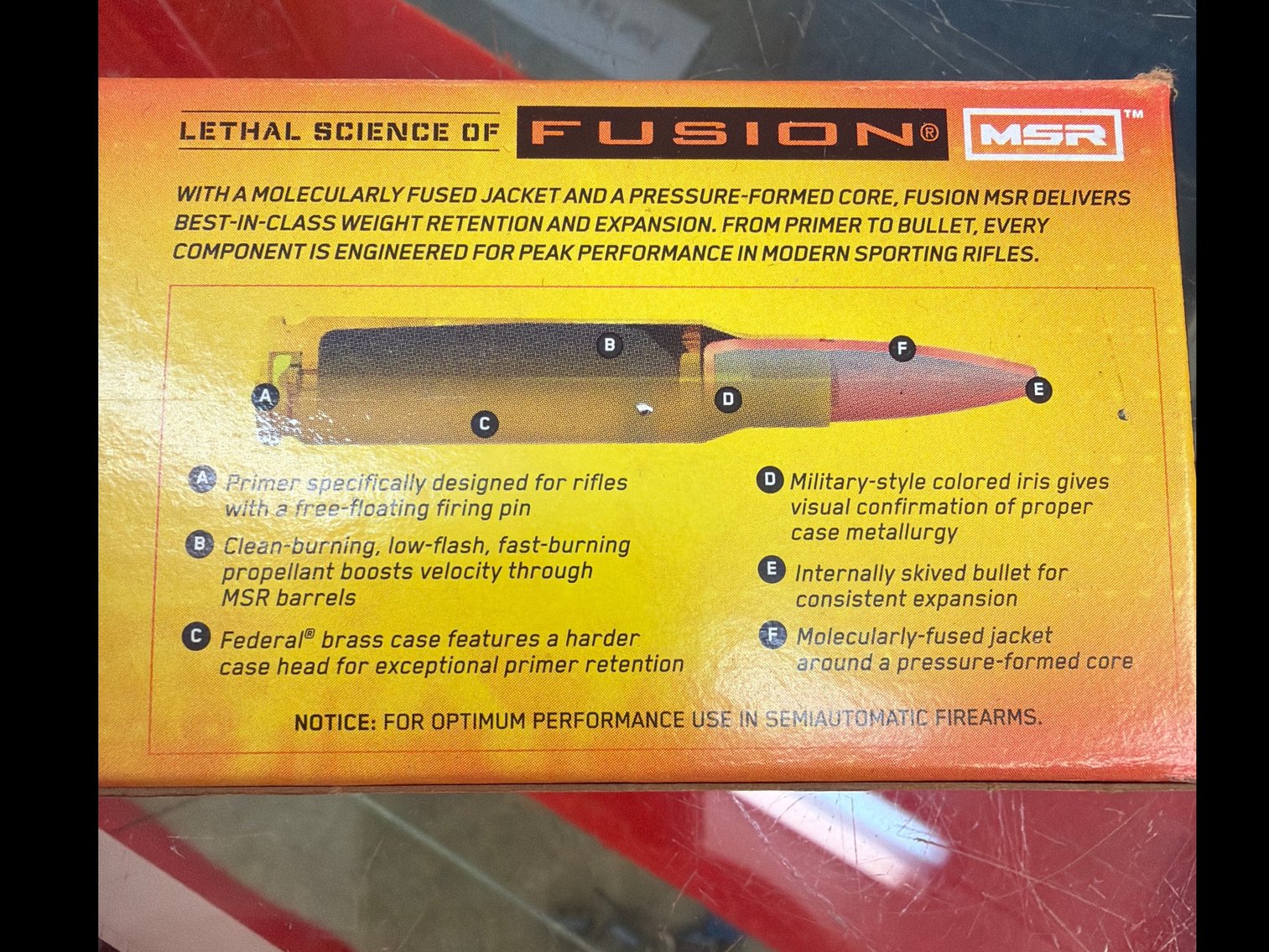 Image for 223 Rem 62Gr Bonded SP Fusion
