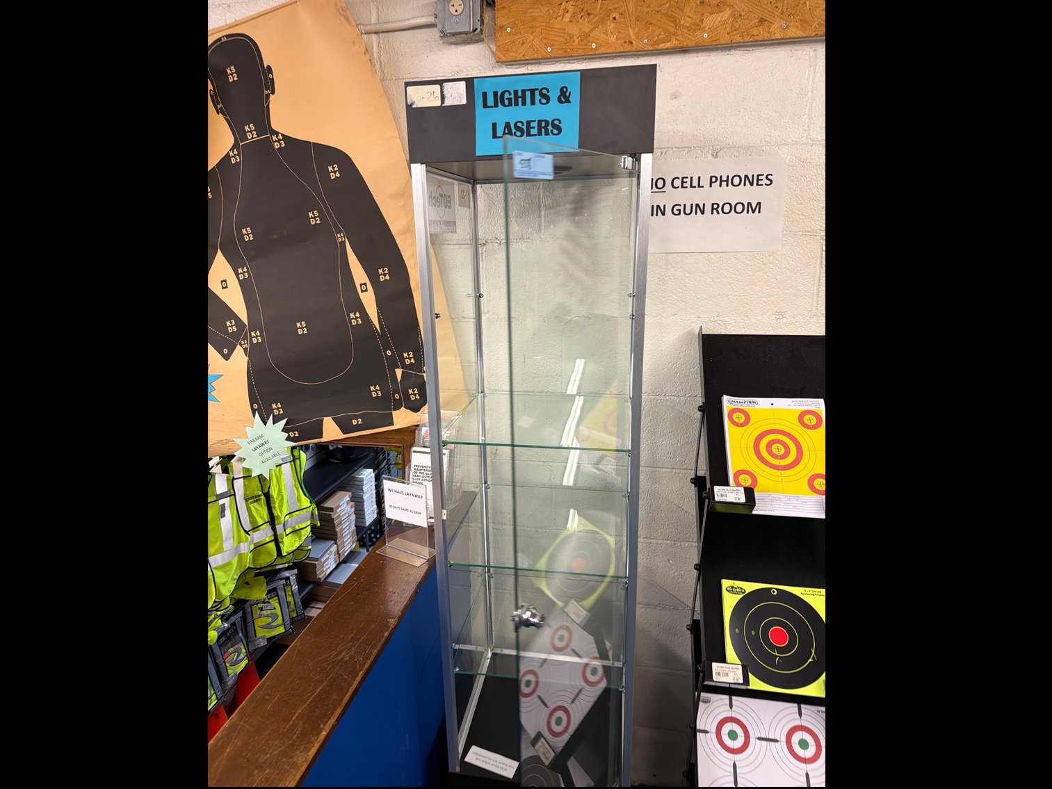 Image for Glass display case