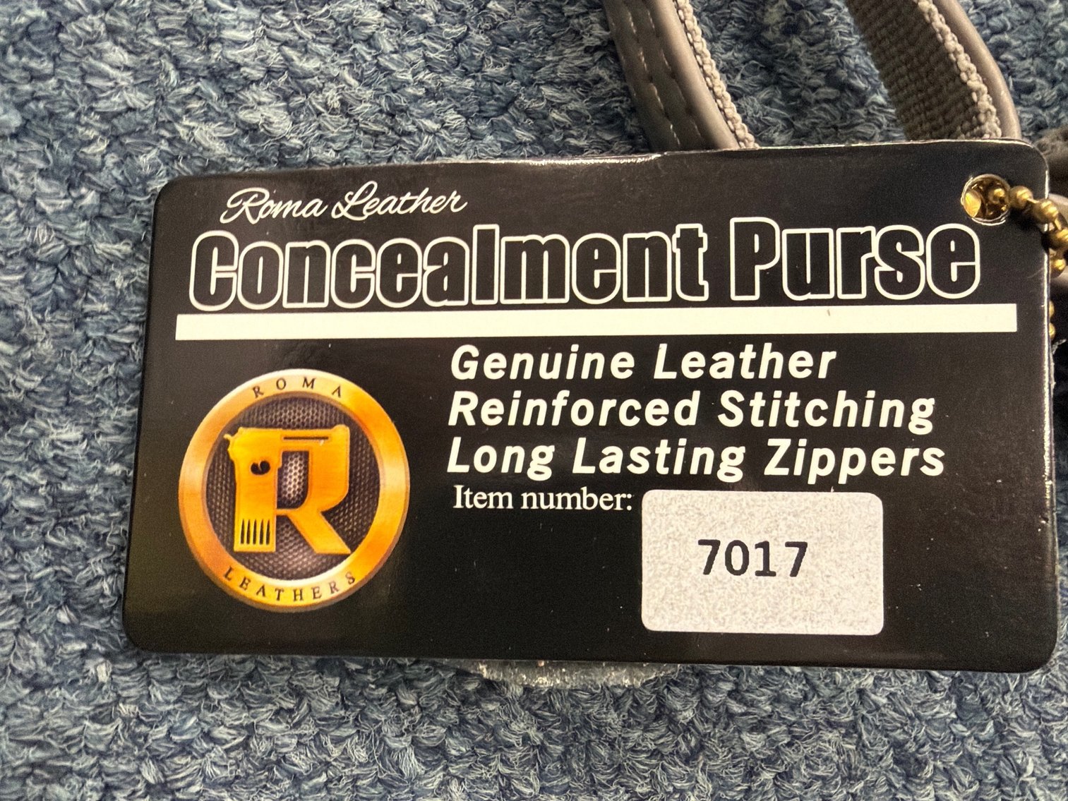 Image for Roma leather, concealment purse