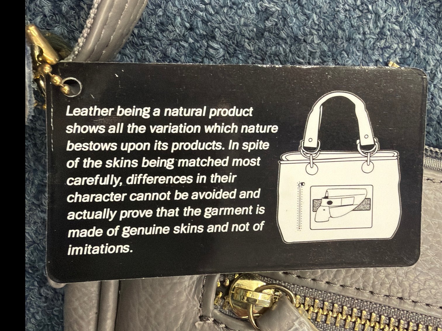 Image for Roma leather, concealment purse