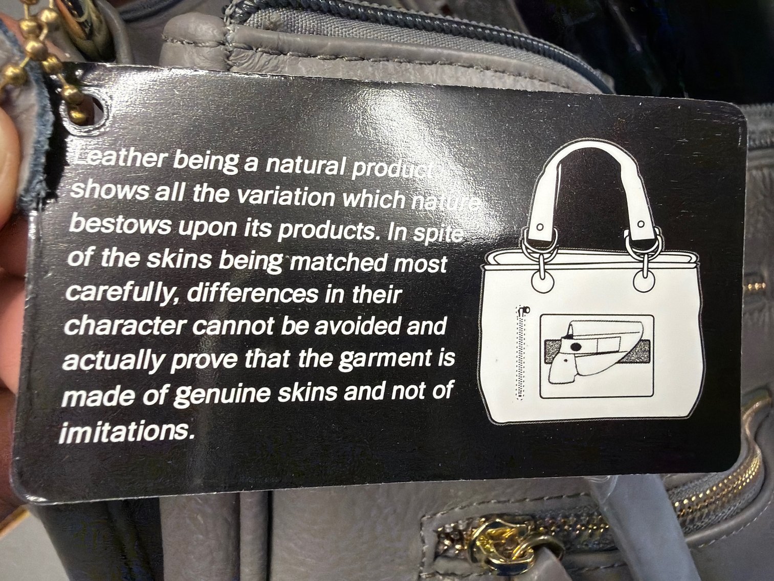 Image for Roma leather, concealment purse