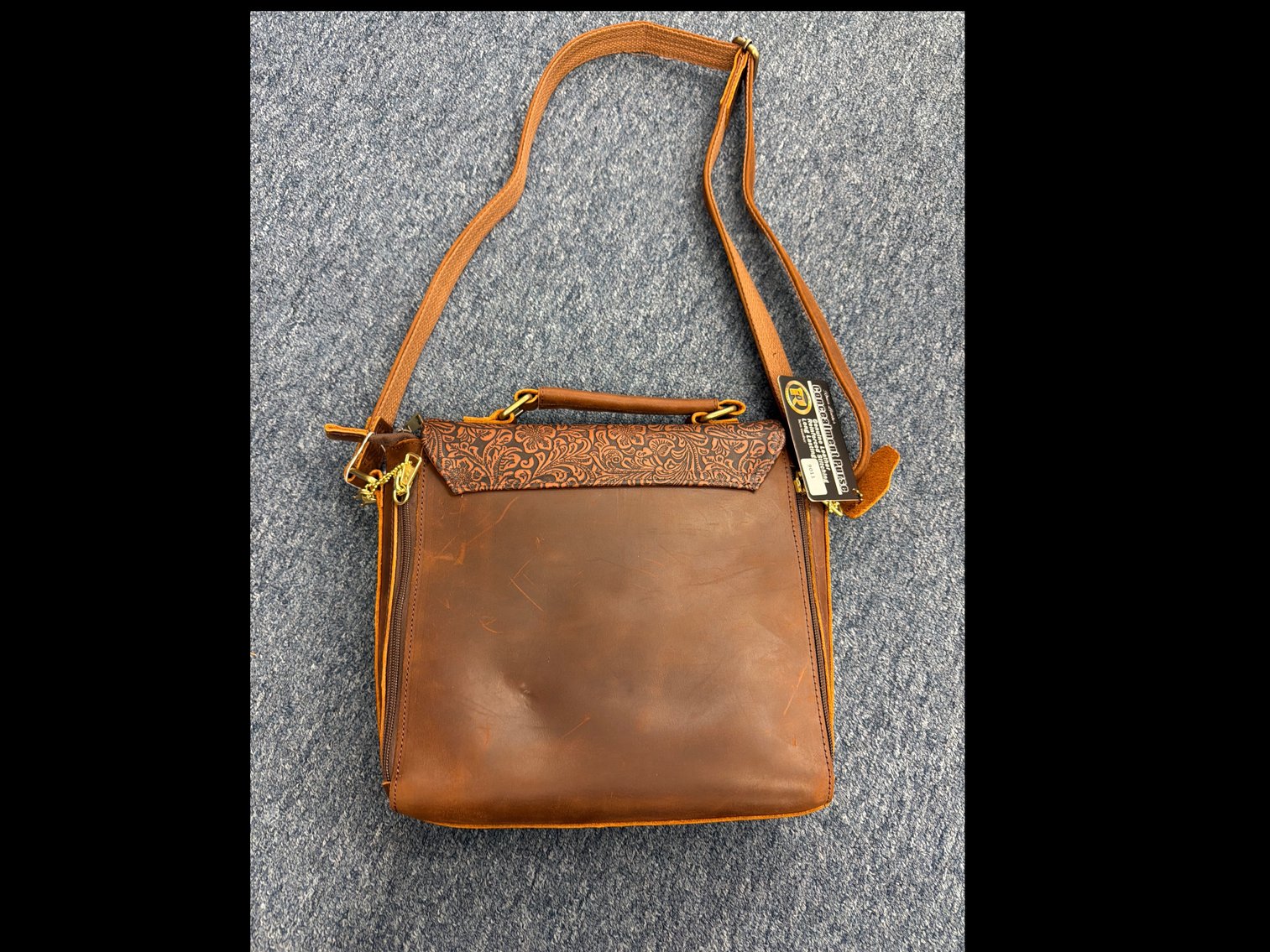Image for Roma leather, concealment purse