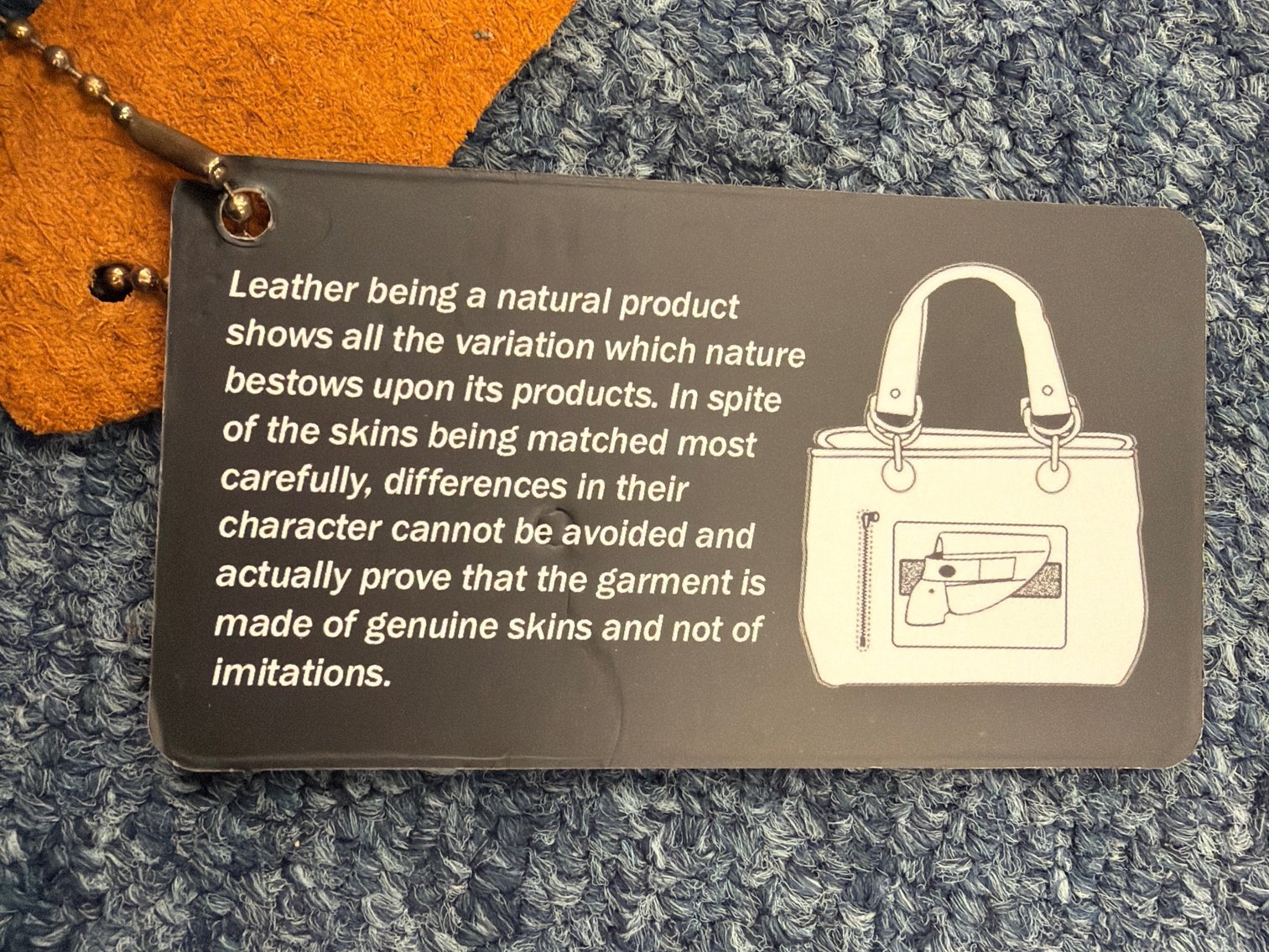 Image for Roma leather, concealment purse