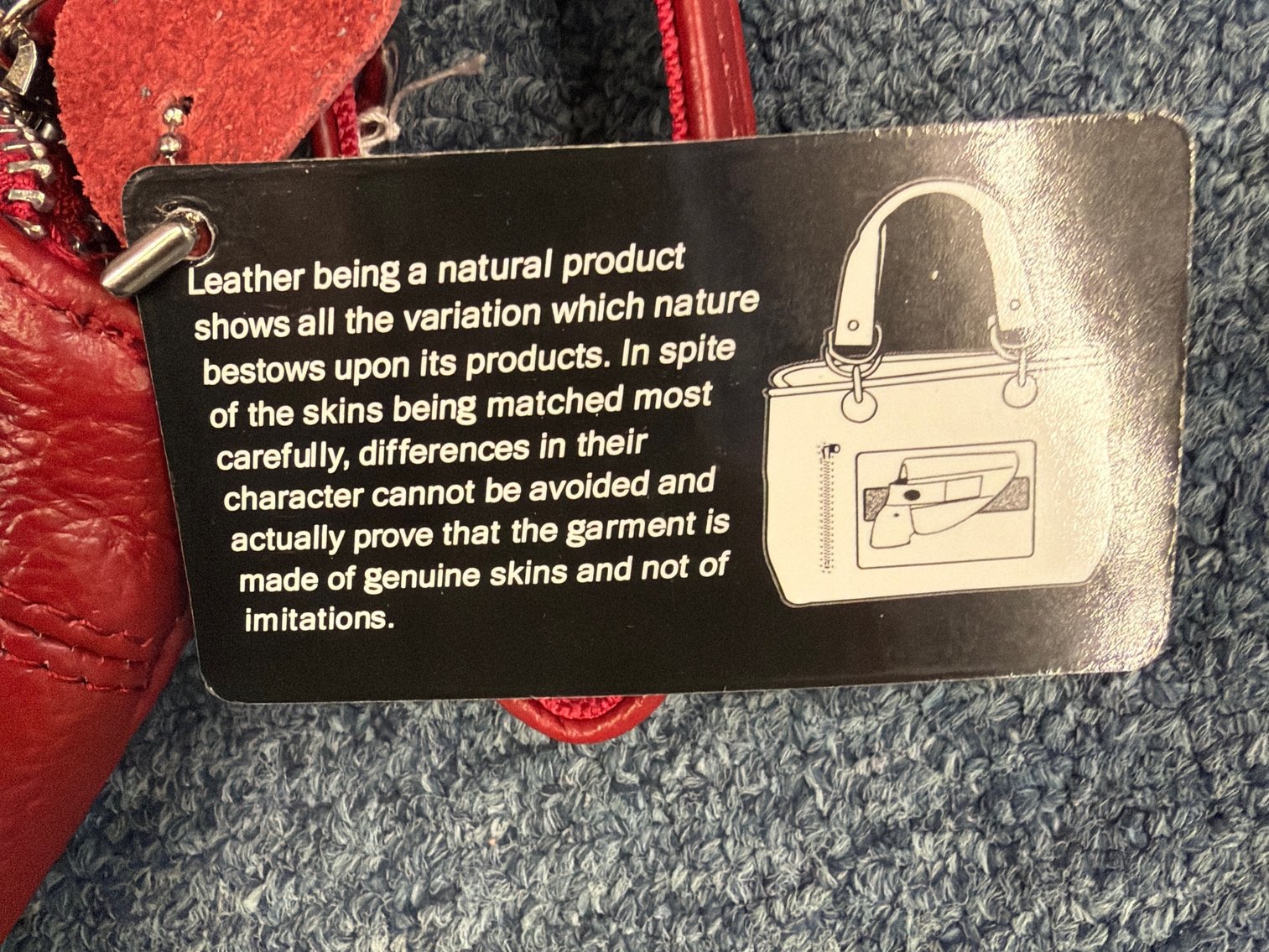 Image for Roma leather, concealment purse