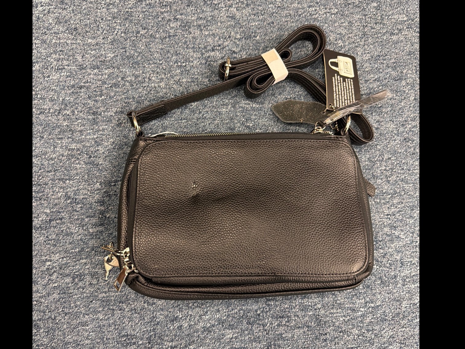 Image for Roma leather, concealment purse