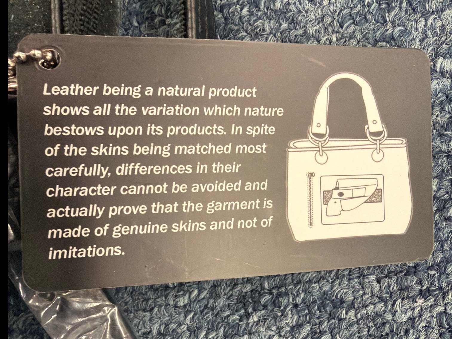 Image for Roma leather, concealment purse