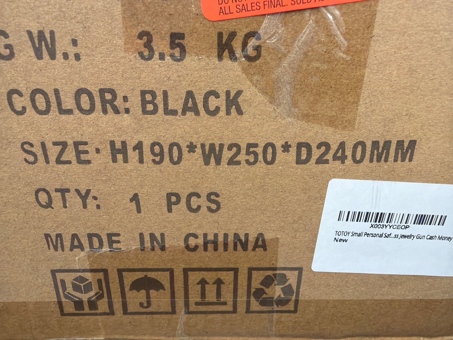 Image for Mini home safe