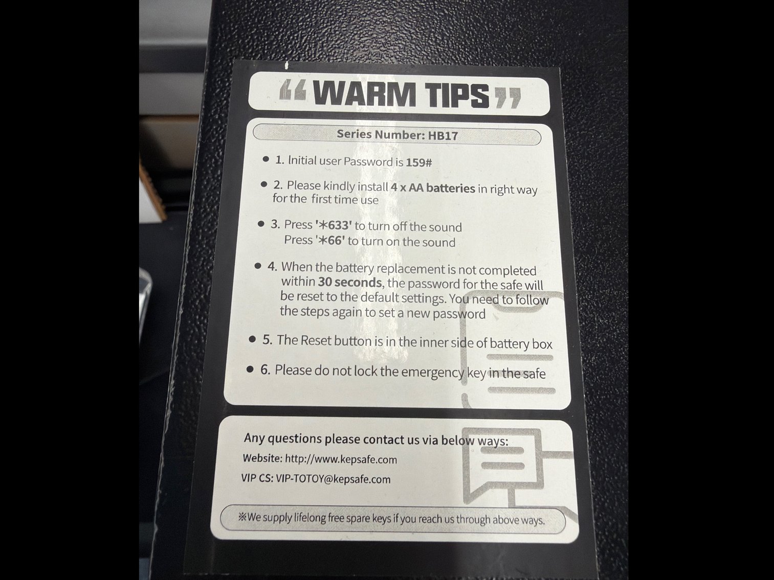 Image for Mini home safe