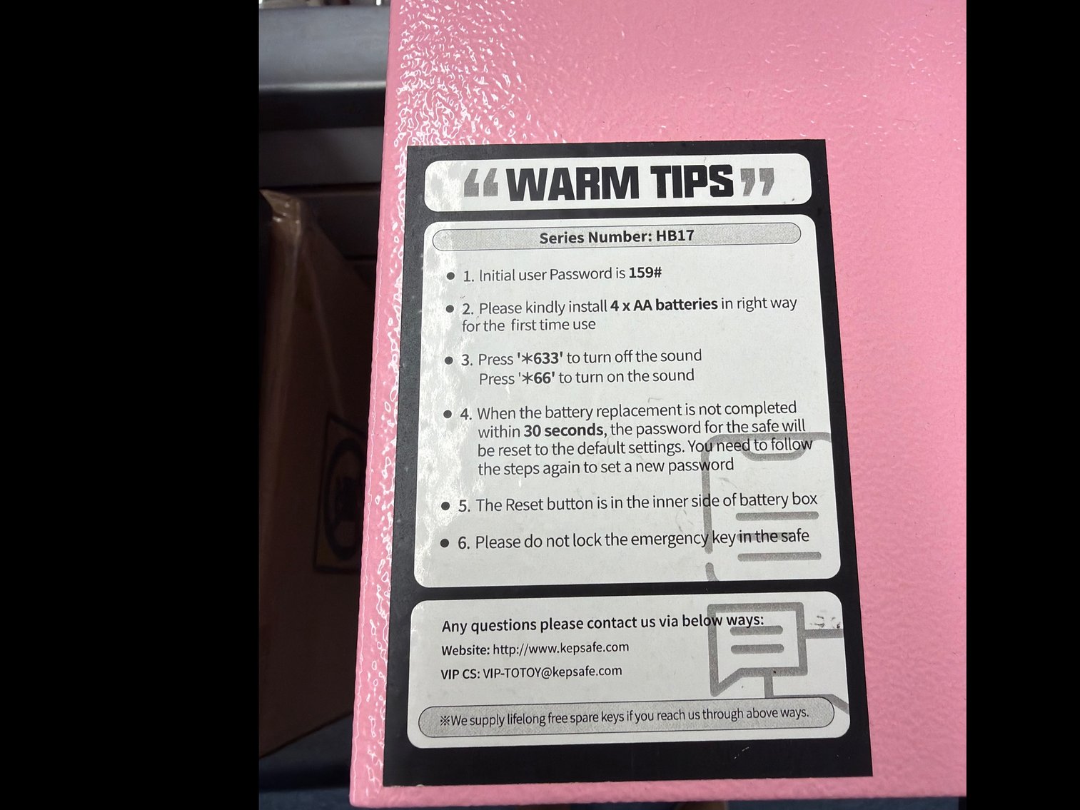 Image for Mini Home Safe