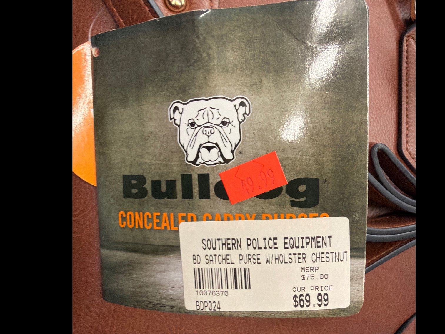 Image for Bulldog, concealment purse