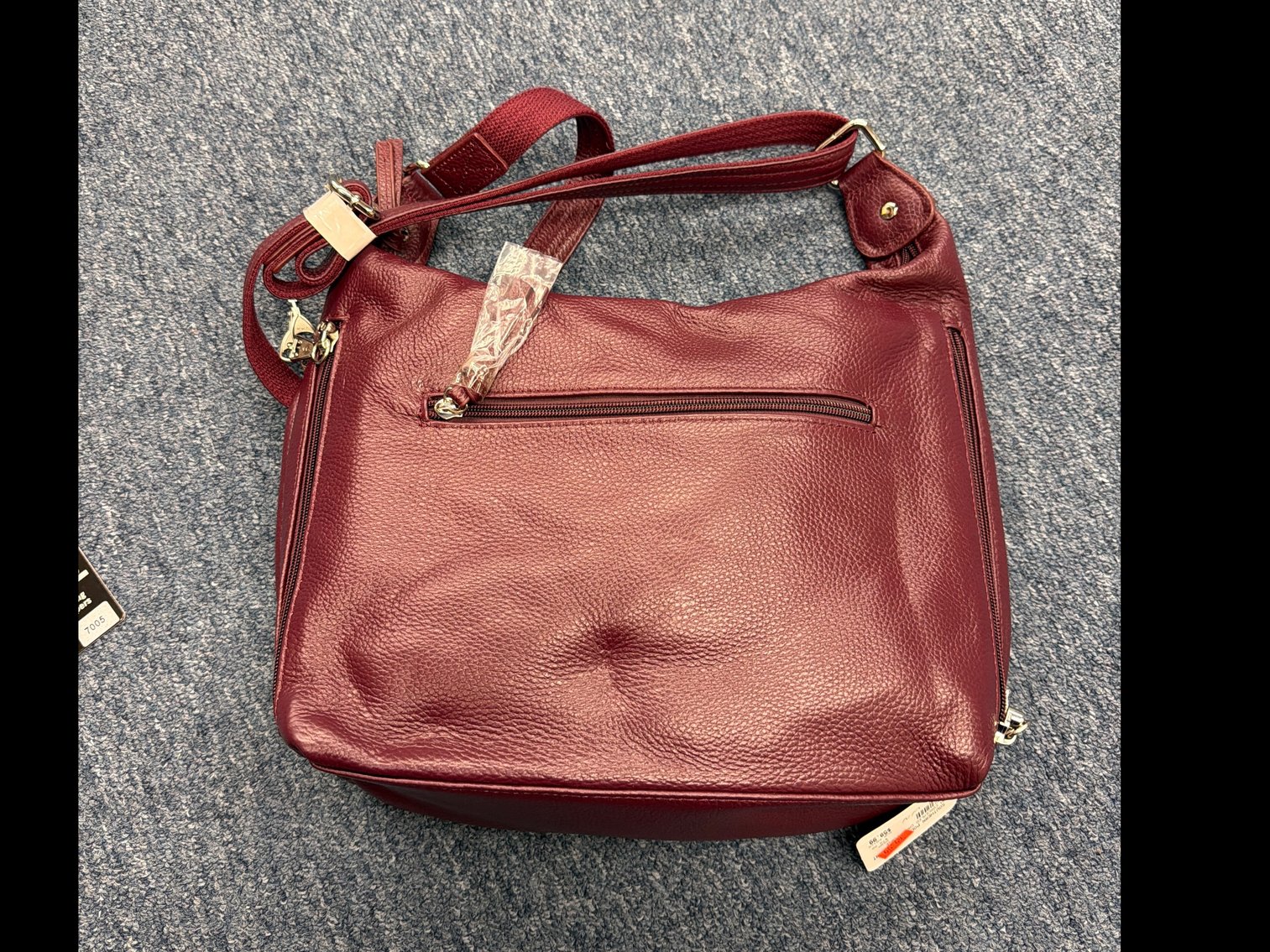 Image for Roma leather, concealment purse