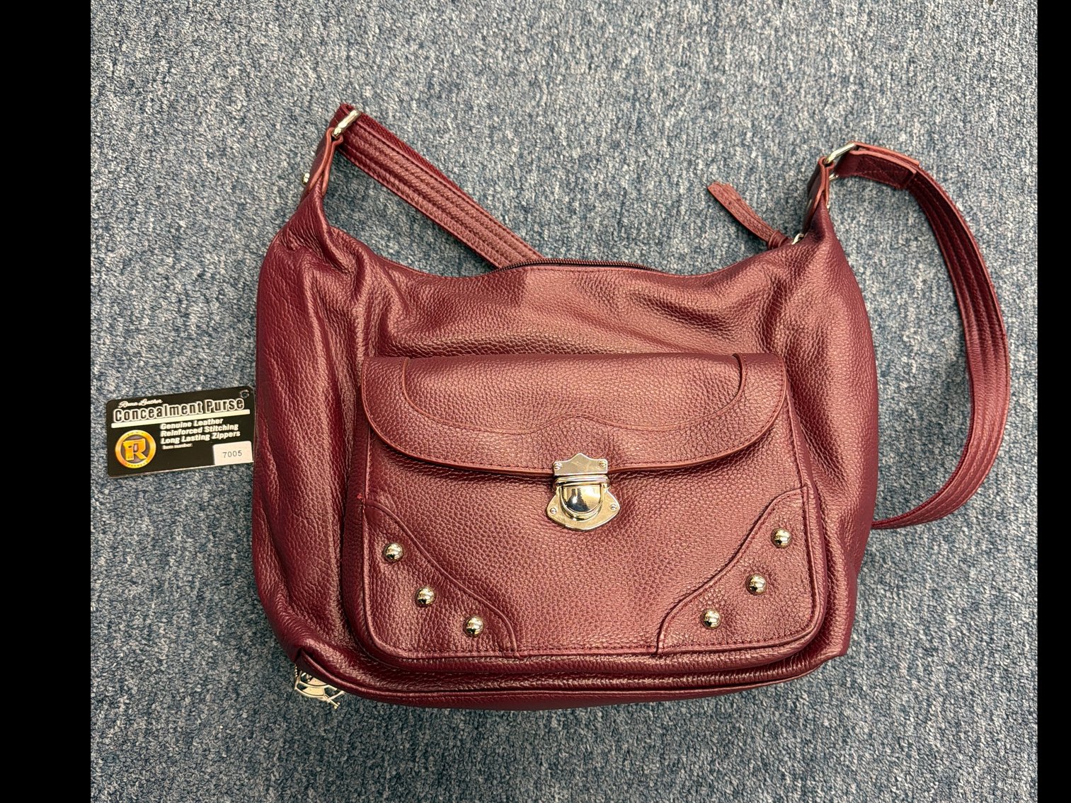 Image for Roma leather, concealment purse