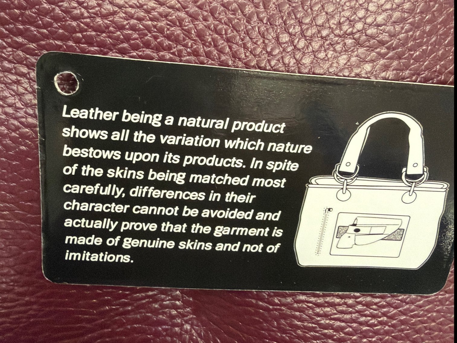 Image for Roma leather, concealment purse