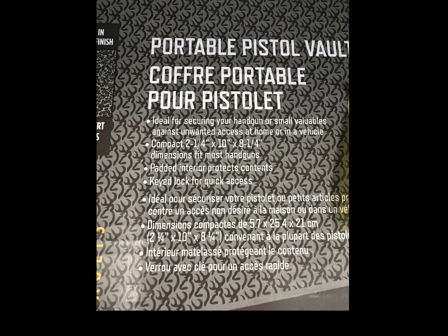 Image for Browning Portable PistolVault