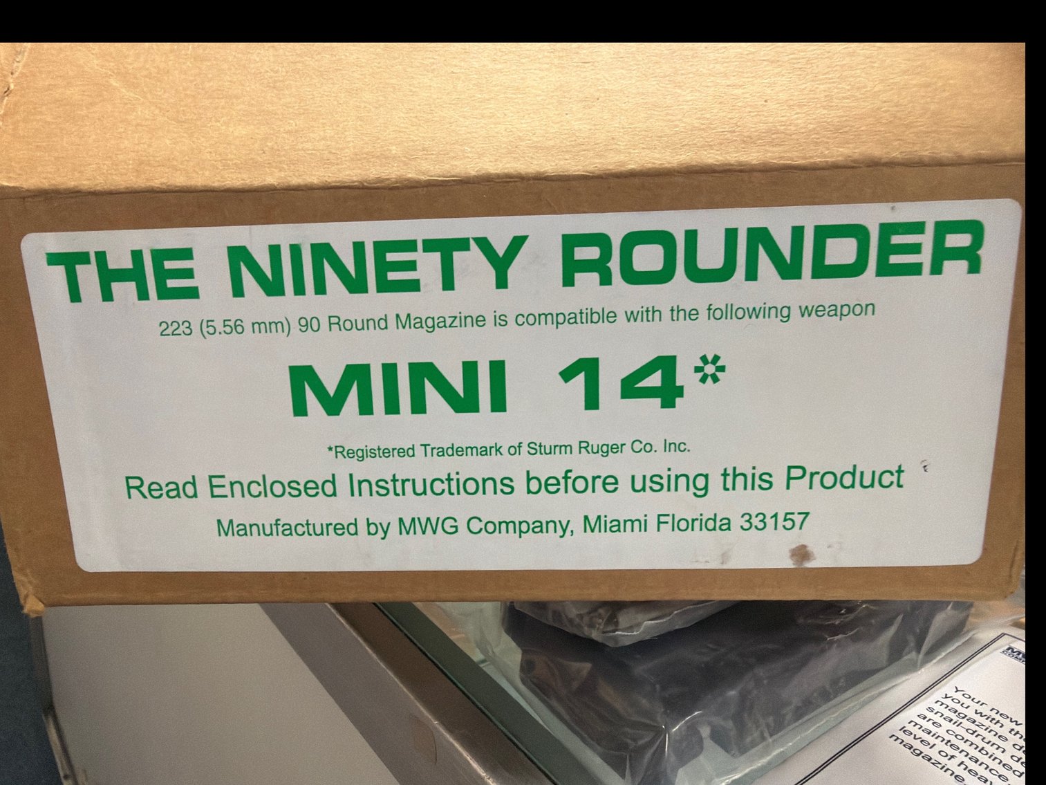 Image for Ruger Mini-14 90 Rounder