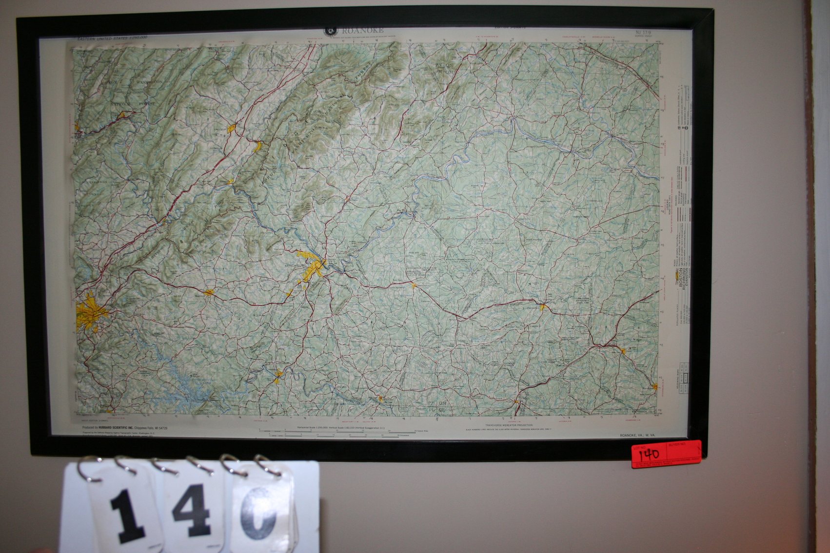 Image for Roanoke Map  1971