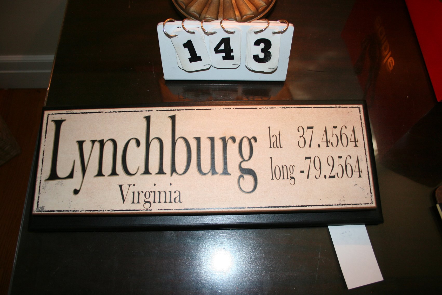 Image for Lynchburg Location Plaque