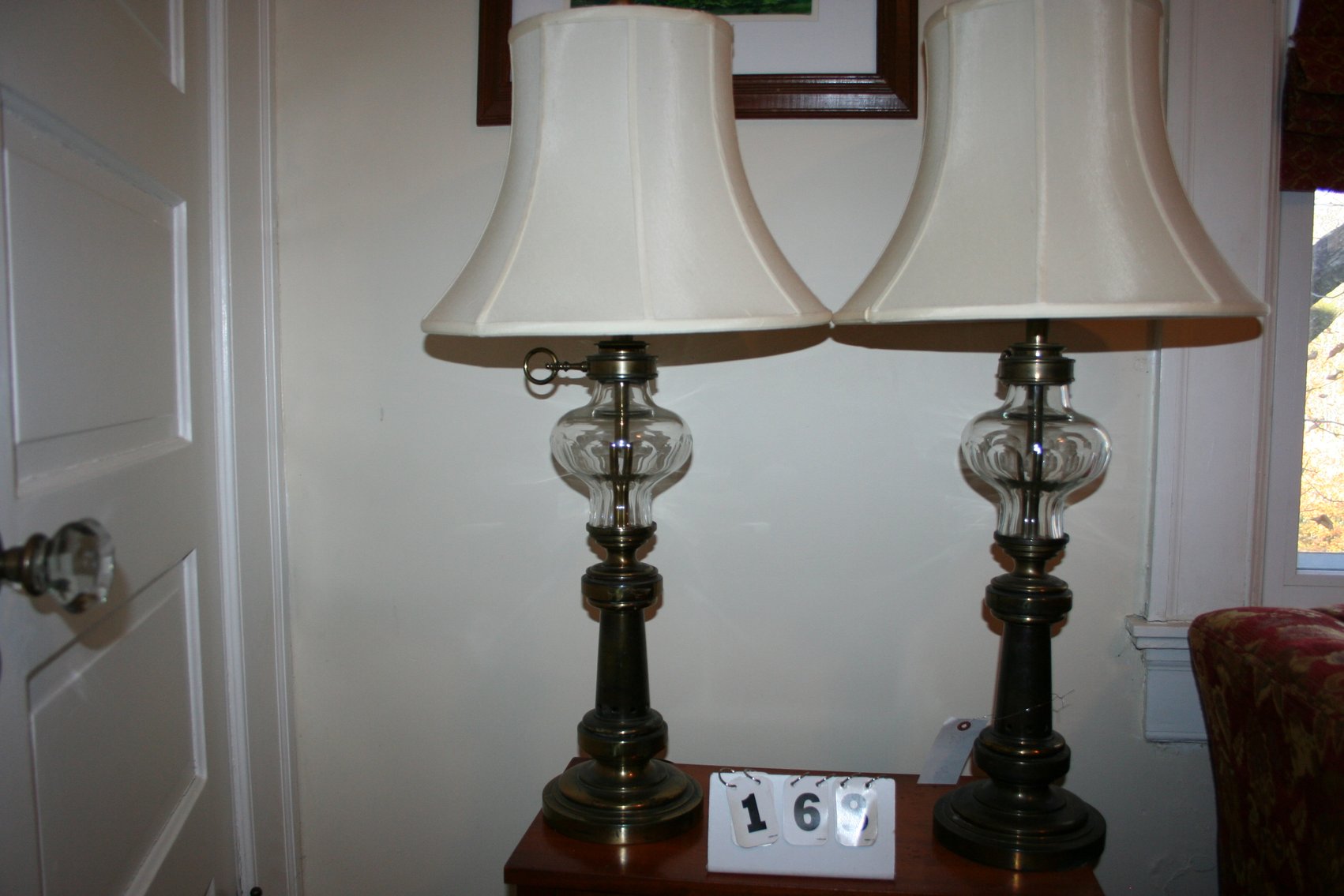 Image for Pair Vintage Lamps  34